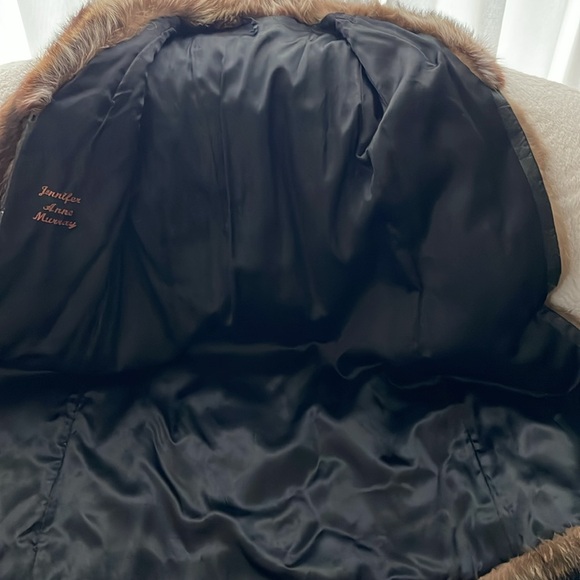 High Quality Vintage Women's Raccoon Ladies' Long Fur Coat - Size Small - Picture 9 of 17